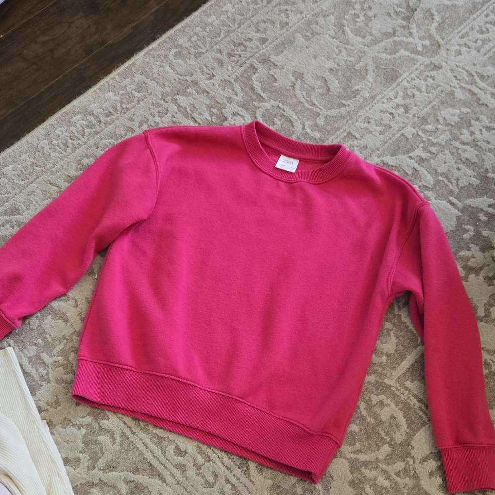Zara Bright Pink  Top Kids Size 8-9